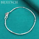 925 Sterling Silver Snake Bone Bracelet for Ladies Party Jewelry