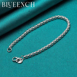925 Sterling Silver Couple Bracelet Men Women Casual Jewelry
