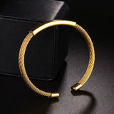 Bluelory Custom 8mm Stainless Steel Bangles Engrave ID Bar For Couple