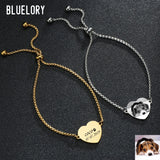Heart Bangle: Personalized Stainless Steel for Women