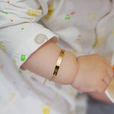 Personalized Child Name Bracelet Stainless Steel Engraved Names Date
