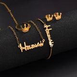 Personalized Stainless Steel Baby Kids Name Bracelets