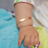 Personalized Stainless Steel Name Baby Bracelets Engraved Names Date Word