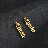 Personalized Women Stainless Steel Name Earring Stud Jewelry