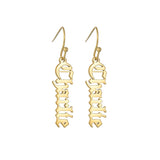 Personalized Women Stainless Steel Name Earring Stud Jewelry