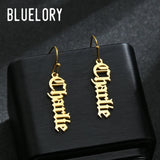 Personalized Women Stainless Steel Name Earring Stud Jewelry