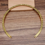 BoYuTe 133MM Iron Metal Flower Carved Collar Choker Necklaces DIY Materials