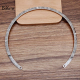BoYuTe 133MM Iron Metal Flower Carved Collar Choker Necklaces