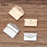 BoYuTe 15*20MM Envelope Photo Locket Pendant Vintage Charms