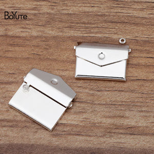 BoYuTe 15*20MM Envelope Photo Locket Pendant Vintage Charms