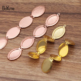 BoYuTe 20*33MM Brass Oval Floating Locket Pendant