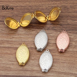 BoYuTe 20*33MM Brass Oval Floating Locket Pendant