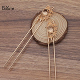 BoYuTe Bamboo Welding Hair Fork DIY Accessories