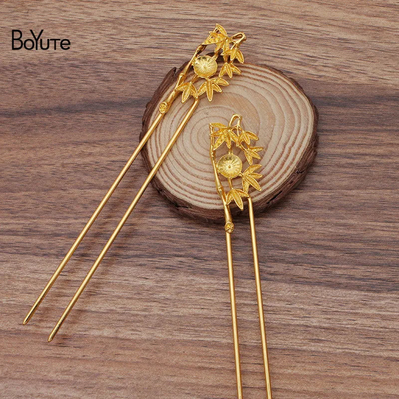 BoYuTe Bamboo Welding Hair Fork DIY Accessories