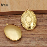 Metal Brass Oval Floating Locket Pendant 23*30*8MM 10 Pieces/Lot