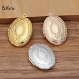Metal Brass Oval Floating Locket Pendant 23*30*8MM 10 Pieces/Lot
