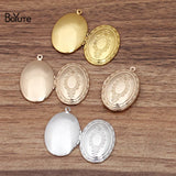 Metal Brass Oval Floating Locket Pendant 23*30*8MM 10 Pieces/Lot