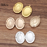 Metal Brass Oval Floating Locket Pendant 23*30*8MM 10 Pieces/Lot