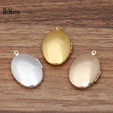 Metal Brass Oval Floating Locket Pendant 23*30*8MM 10 Pieces/Lot