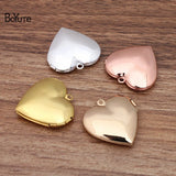 BoYuTe 28MM Metal Brass Heart Floating Locket Charms Pendant