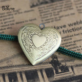 BoYuTe 28MM Metal Heart Shaped Floating Locket Charms Pendant