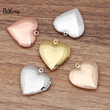 BoYuTe 29MM Metal Brass Heart Locket Pendant Vintage Jewelry Floating