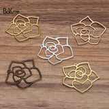 BoYuTe 36MM Brass Rose Pendant Diy Jewelry Accessories