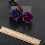 BoYuTe 10Pcs High Hand Men's Lapel Pin Flower Wedding Boutonniere Pins