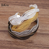 Metal Iron Twisted Bangle DIY Bracelets (10 Pieces/Lot)