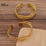 Metal Iron Twisted Bangle DIY Bracelets (10 Pieces/Lot)