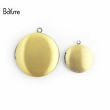 BoYuTe 10Pcs 32MM 20MM Metal Brass Plain Pendant Locket