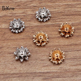 BoYuTe 11*5MM Metal Brass Three-layer Flower Diy Jewelry Accessories