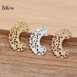 BoYuTe 100 Pcs/Lot Brass Filigree European Charms