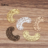 BoYuTe 100 Pcs/Lot Brass Filigree European Charms