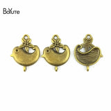 BoYuTe Bird Pendant Charms for Jewelry Making Diy Accessories