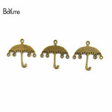 BoYuTe 25*25MM Antique Bronze Plated Umbrella Charms Pendant