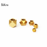BoYuTe Metal Brass Square Spacer Beads Jewelry Making Diy Materials
