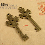 BoYuTe 44*19MM Antique Key Pendant Charms Lot