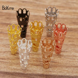BoYuTe Metal Brass Stamping Filigree Bead Caps Diy Hand Jewelry Accessories