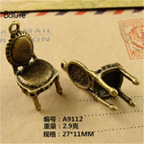 BoYuTe 25*13MM Charms Chair Sofa Pendant