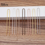 BoYuTe Brass U Shaped Hair Fork Hairpin Diy Hair Accessories