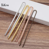 BoYuTe Brass U Shaped Hair Fork Hairpin Diy Hair Accessories