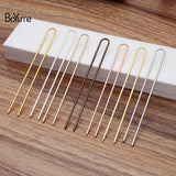 BoYuTe Brass U Shaped Hair Fork Hairpin Diy Hair Accessories
