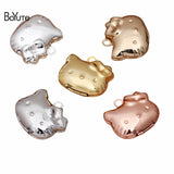 BoYuTe Metal Brass Cat Floating Locket Charms Pendant