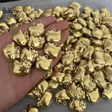 BoYuTe Metal Brass Cat Floating Locket Charms Pendant