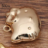 Metal Brass Cat Floating Locket Charms Pendant