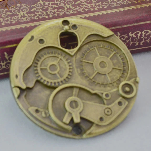 BoYuTe 38MM Antique Bronze Steampunk Gear Pendant 20 Pieces/Lot
