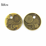 BoYuTe 38MM Antique Bronze Steampunk Gear Pendant 20 Pieces/Lot