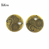 BoYuTe 38MM Antique Bronze Steampunk Gear Pendant 20 Pieces/Lot