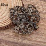 BoYuTe 45x50MM Filigree Flower Hair Clips - 20 Pieces/Lot